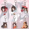 Anime Heaven Official s Blessing Keychain Tian Guan Ci Fu Acrylic Figure Car Key Chain Keyring - Heaven Officials Blessing Merch