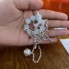 Anime Tian Guan Ci Fu Keychain Xie Lian Cosplay Heaven Official s Blessing Butterfly Beads Pendant 4 - Heaven Officials Blessing Merch