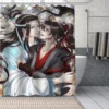 HOT Anime Mo Dao Zu Shi Shower Curtains Waterproof Fabric Cloth Bathroom Decoration Supply Washable Bath 4 - Heaven Officials Blessing Merch