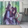 HOT Anime Mo Dao Zu Shi Shower Curtains Waterproof Fabric Cloth Bathroom Decoration Supply Washable Bath 9 - Heaven Officials Blessing Merch