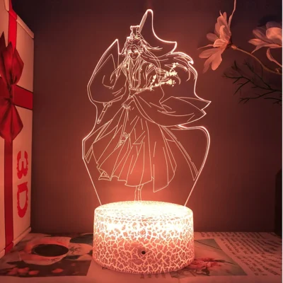 Heaven Official s Blessing Tgcf Xie Lian Anime Figure Night Lights Manga Acrylic Stands Led Lamp - Heaven Officials Blessing Merch