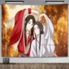 Heaven Officials Blessing Anime Tapestry Wall Hanging Aesthetic Room Decor Cartoons Tapestry Art Poster Boho Tapestries 12 - Heaven Officials Blessing Merch