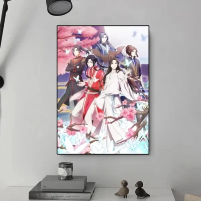 Hot Anime Heaven Official s Blessing Poster Canvas HD Print Personalized Wall Art Custom Painting 5 - Heaven Officials Blessing Merch