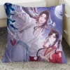 Tian Guan Ci Fu Anime Cushion 45x45cm Heaven Official S Blessing Throw Pillow Hua Cheng Xie 1 - Heaven Officials Blessing Merch