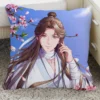 Tian Guan Ci Fu Anime Cushion 45x45cm Heaven Official S Blessing Throw Pillow Hua Cheng Xie 17 - Heaven Officials Blessing Merch