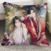 Tian Guan Ci Fu Anime Cushion 45x45cm Heaven Official S Blessing Throw Pillow Hua Cheng Xie 4 - Heaven Officials Blessing Merch