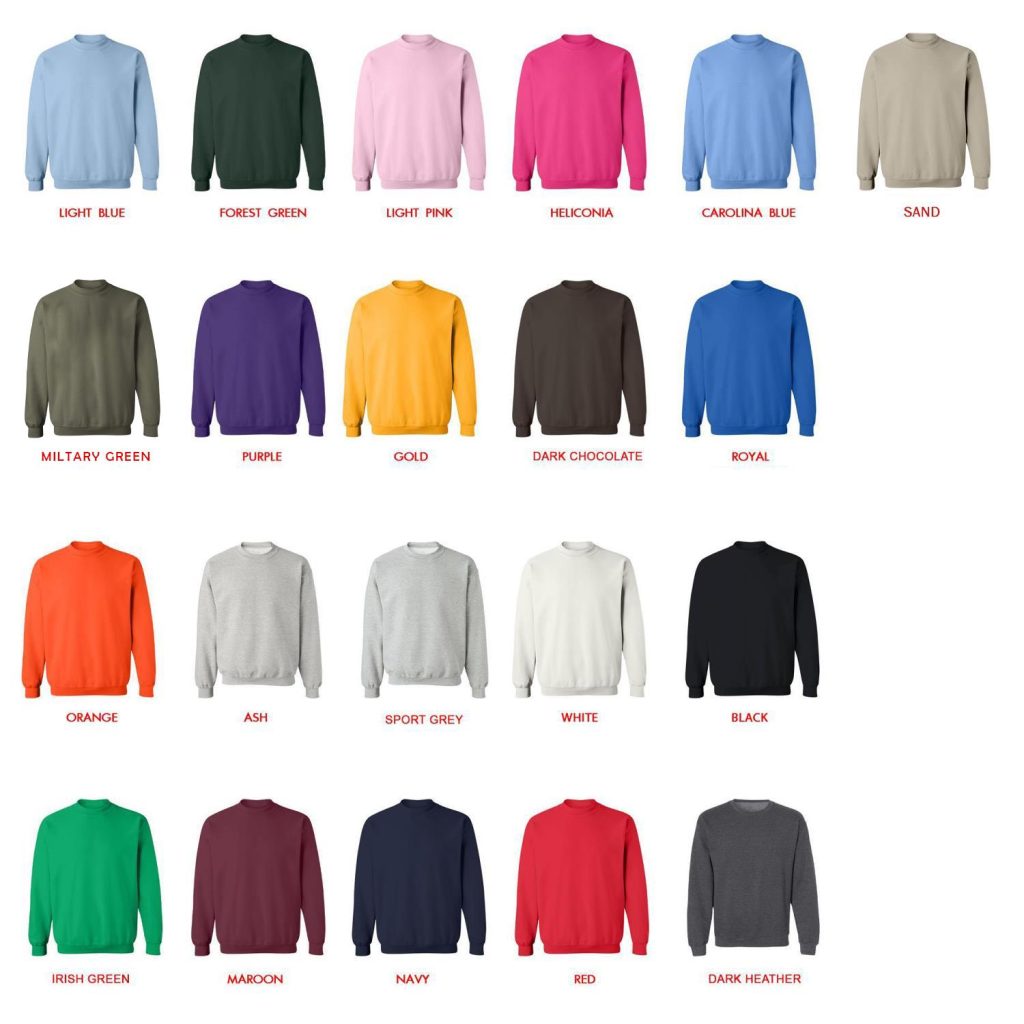 sweatshirt color chart - Heaven Officials Blessing Merch