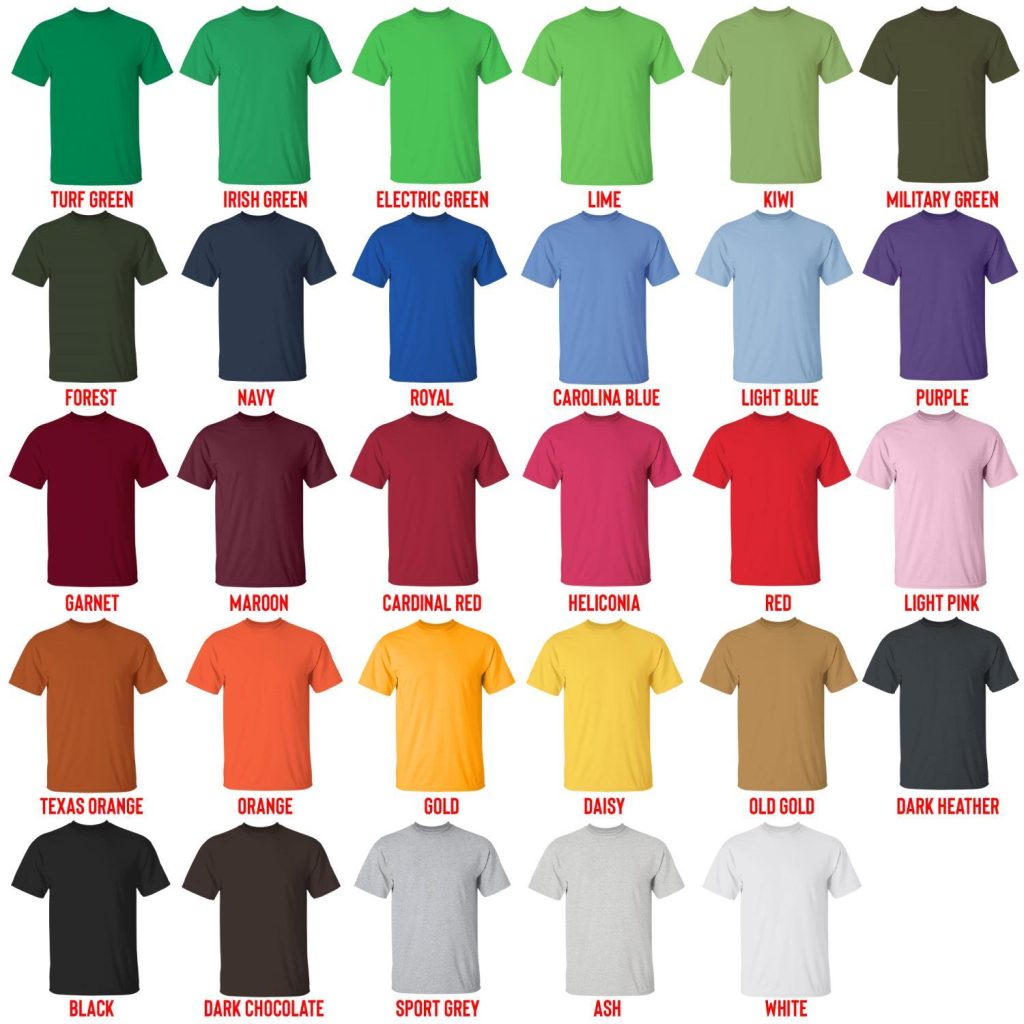 t shirt color chart - Heaven Officials Blessing Merch